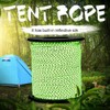 Camping Ropes Roller, 2.5mm Reflective Guy Line Lightweight Tent Cords