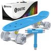 Skatro Mini Cruiser Skateboard. 22x6inch Retro Style Plastic Board Comes