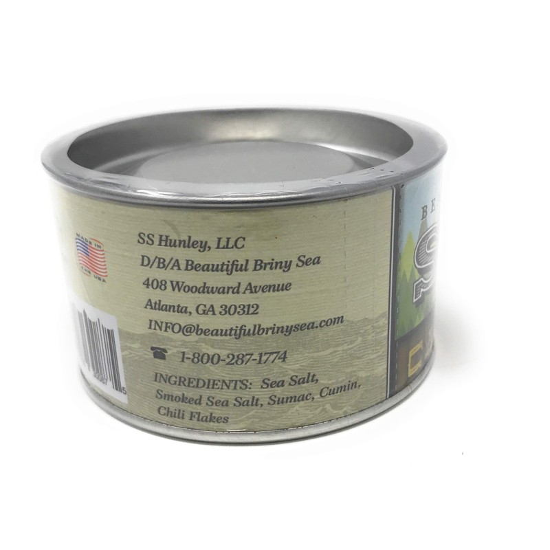 BEAUTIFUL BRINY SEA Campfire Sea Salt, 6.5 OZ