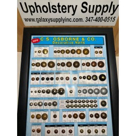 C.S. Osborne & Co. No. 7100-BLM 1/2 - Black Lacquer Matte Nail, 1000 pcs/box, UPC13764