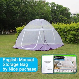 Nice purchase New Portable Folding Mosquito Net Tent Freestand Bed 1/2 Openings (1.8m(80 by 72 inches LxW))