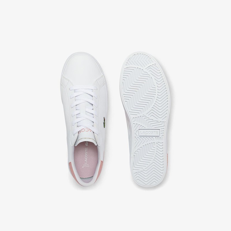 Lacoste Unisex Baby 41sui0014 Trainers, Wht Lt Pnk