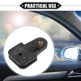 VekAuto 4 Pcs Window Door Glass Channel Retainer Clip, 2.91"x1.77"x0.55" Glass Regulator Holder Sash Clip Universal for Car Truck Van Durable Plastic Black