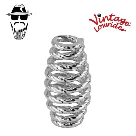 VINTAGE LOWRIDER TWISTED STEEL BICYCLE UNIVERSAL CHROME SPRING FOR LOWRIDER FORK