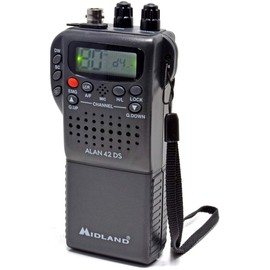 Midland Alan 42 DS - CB Radio Portable Transceiver AM/FM Multi Band for All European Union Countries
