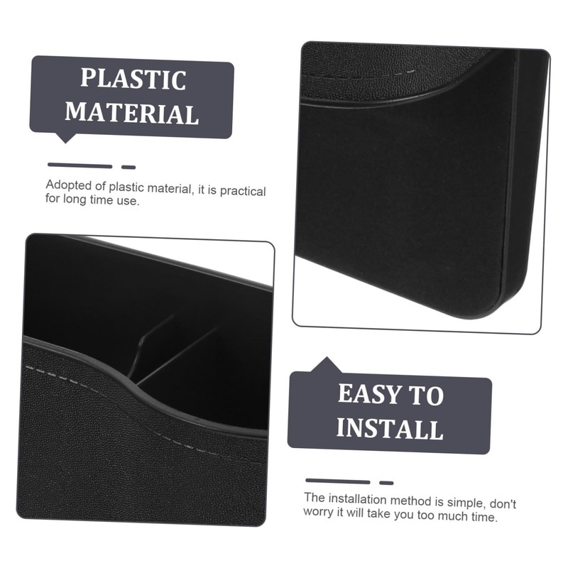 GLEAVI 2pcs Car Storage Seats Car Console Side Front Seat