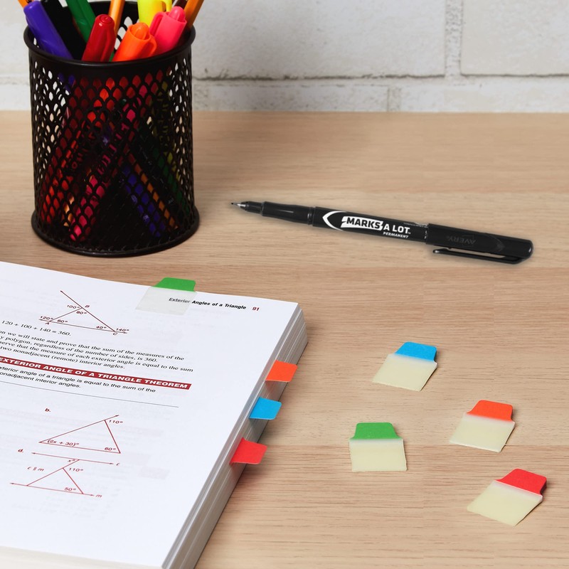 Avery Mini Ultra Tabs, 1" x 1.5", 2-Side Writable, Assorted