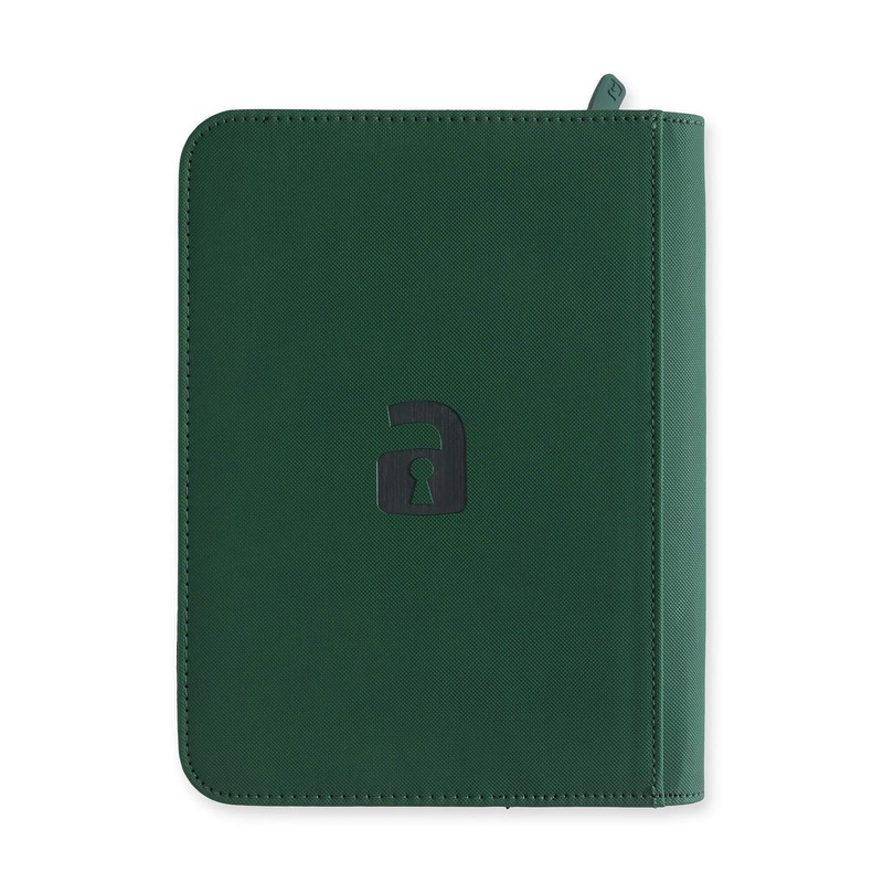 Vault X Premium Exo-Tec Zip Binder 4 Pocket, 20 Double-Sided