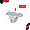 KOTARBAU Transport Castors 22 mm / 33 mm Rubber Universal