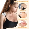 JIEYAO 6 Pairs Silicone Bra Strap Pads, Bra Strap Cushions