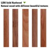 LZRS Solid Hardwood Freestanding Pet Gate,Wooden Dog Gates for Doorways,Nature