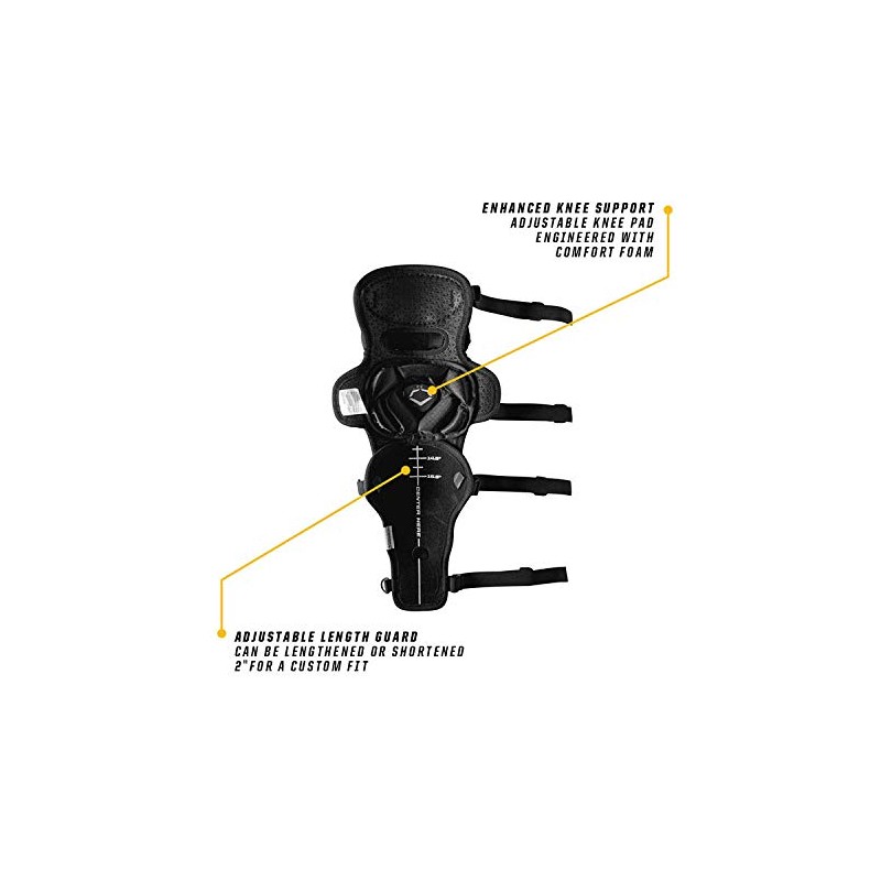 Evoshield Pro-Srz™ Upper Leg Guards - Black, Intermediate [13.5-15.5"]