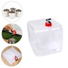 BESPORTBLE Portable Camping Water Tank 15l Collapsible Water Gallon Spigot