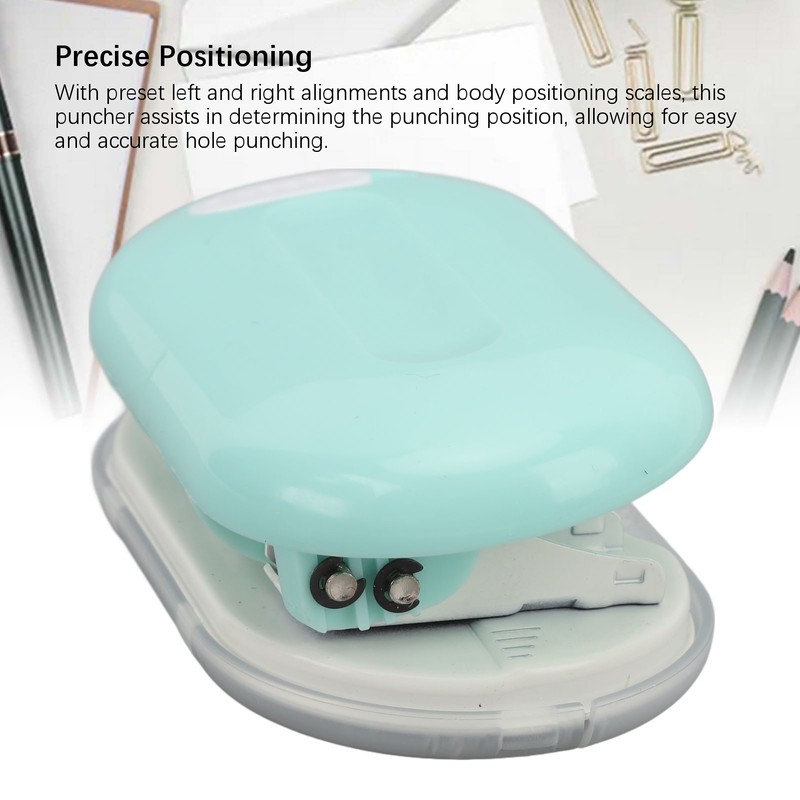 3 Hole Puncher DIY Mini Handheld Paper Punch Loose Leaf