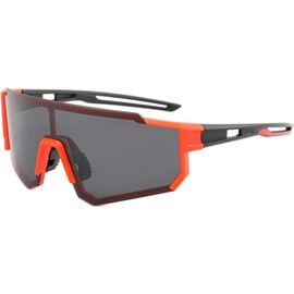 Polarized driving sunglasses for outdoor cycling(Orangeframegrayslice)