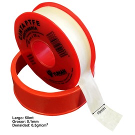 10 Rolls of Teflon Tape for Sanitary 19mm x 0.1mm x 50m 0.3g PTFE Sealing Thread Pipe