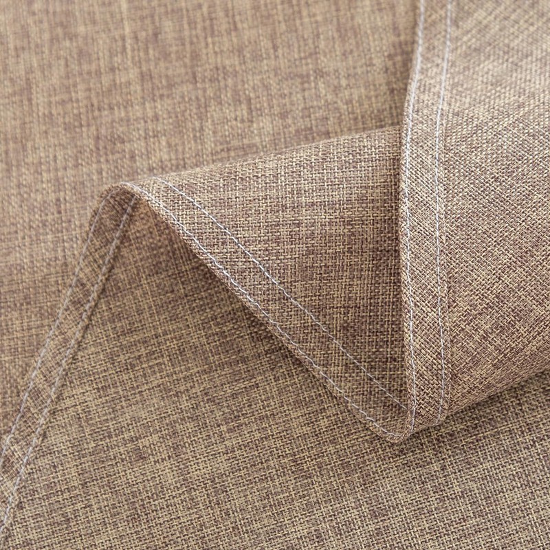 SPRICA Round Tablecloth 200cm Diameter Water Resistant Linen Texture Spill