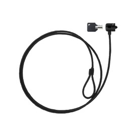 TOOQ TQCLKC0025-G Laptop Security Cable with Key 1.5 Metres Dark Grey
