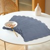 HOMBYS Quilted Placemats Set of 6 Washable-13x18 inches Rectangular Placemats