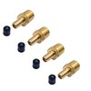 8 Pcs Schrader Valve Adapters, 1/4" NPT Male Tank Valve