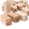 Sumnacon Pottery Clay Tools Printing Molds, Wooden, Pottery Supplies, Clay