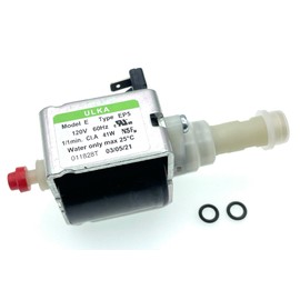MacMaxe ULKA Model E Type EP5 – Solenoid Vibratory Water Pump with with Two Seal OR 2025 – 1/1 min ON/OFF, 120V 60Hz 41W – Wide Compatibility With Espresso Machines (EP5)