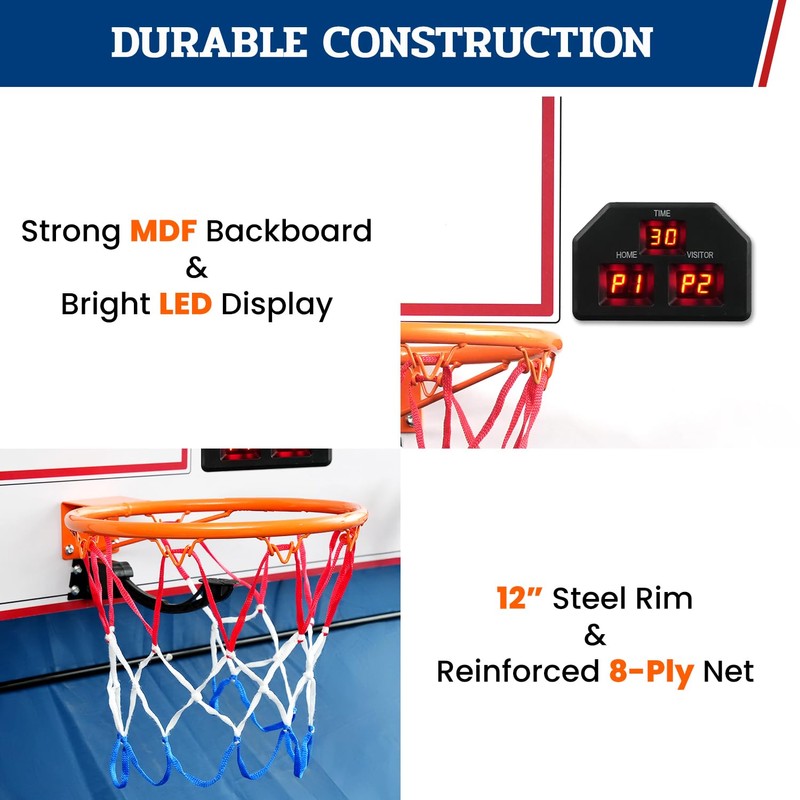 BAGAIL Basketball Arcade Game, Electronic Basketball Shooting Game, Arcade Sounds,