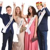 Huquary 12 Pcs Homecoming King Homecoming Queen Homecoming Court Sashes