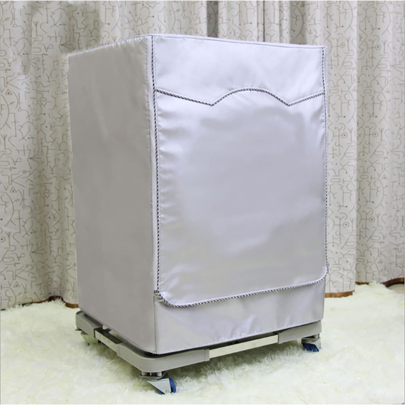 Washer/Dryer Cover,Zipper Design,Waterproof Dust-proof Moderately Sunscreen,(W27 D31 H38in) for Outdoor