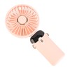 Mini Handheld Fan ABS Portable Digital Display USB Charging Foldable