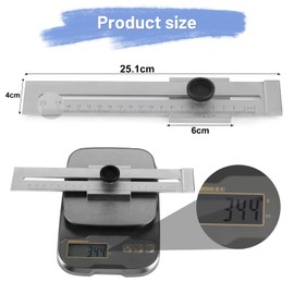 LALAGO Precision Marking Gauge 200 mm, Marking Tool Marking Gauge for Precise Marking and Demarcation of Marks and Guide Lines