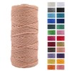 Macrame Rope JeogYong Natural Cotton Yarn Thick 4 Ply for