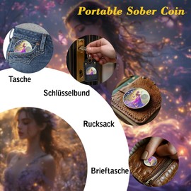 Original Butterfly Fairy 1 Year Nüchternheit Chip Nüchternheit Frauen Zwei Jahre Nüchternheit Münze AA Chip Und Medaillon AA NA WAA Münze Wiederherstellung Chip Nüchternheit Zeichen Nüchternheit