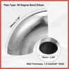 ACROPIX 1pcs OD 3 Inch 90 Degree Mandrel Bend Elbow