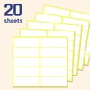200 Pieces - White Sticky Labels Stickers for Writing, 70