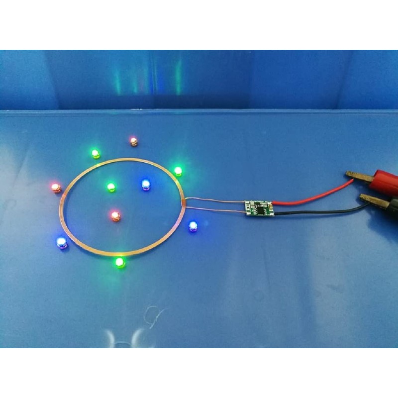 Taidacent 80mm Coil Wireless LED Induction Charging Module with 10