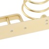 Hair Dryer Holder Hair Straightener Storage Bracket Rack Space Aluminum