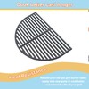 Derurizy 361 Searing Grate, Half-Moon Cast Iron Grill Grate, Extra