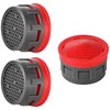JQK - Aireador de llave de 2.2 GPM, retorcedor de