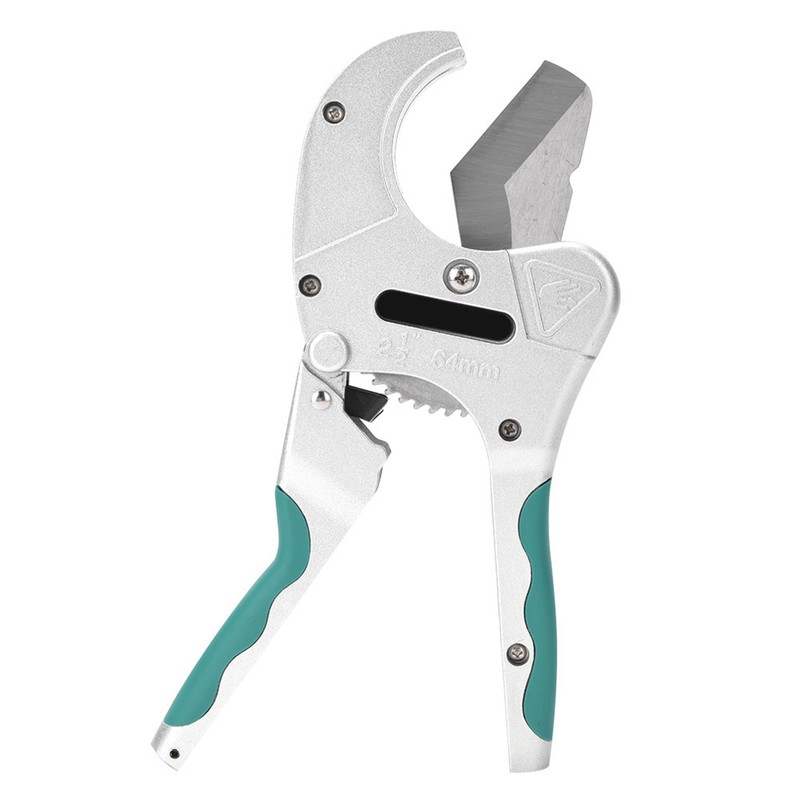 W0203 2-1/2in 64mm Pipe Tube Cutter Ratchet Hose Cutting Scissors