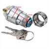 REBEKAMODS Universal 12V 3 Wires Ignition Switch with Key, Off/On/(Start)