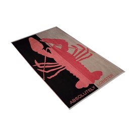 Vossen Women's and Men's Absolutely Lobster Black 100 x 180 cm