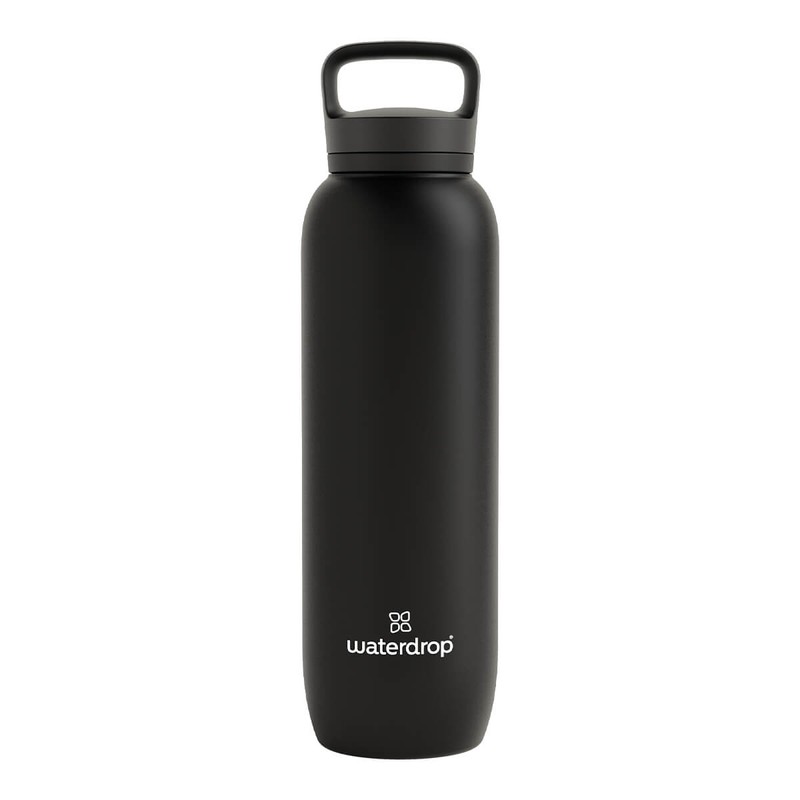 waterdrop All-Purpose Steel Bottle, Green 1L