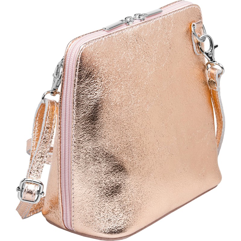 Caspar TL778 Small Elegant Women's Leather Clutch Shoulder Bag -