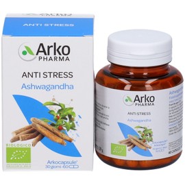 Arkopharma Arkocapsule - Ashwagandha Bio Integratore Alimentare, 60 capsule