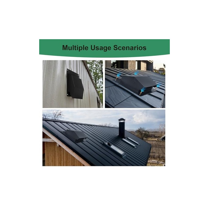 4 inch Roof Vent Cap, Removable Roof Vent, Bathroom Exhaust