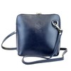 Small Vera Pelle Handbag Genuine Leather Cross Body Bag for