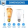 ANWIO Vintage Edison Light Bulb ST21 LED Filament Bulb 7W(60