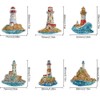 Meecaa 6 Pieces Lighthouse Fridge Diamond Art Magnets, Diamond Art