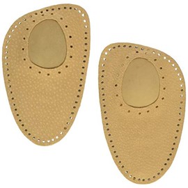 Antar AT53514 Orthopaedic Leather Half Insoles with Pad and Latex Base, 20 g